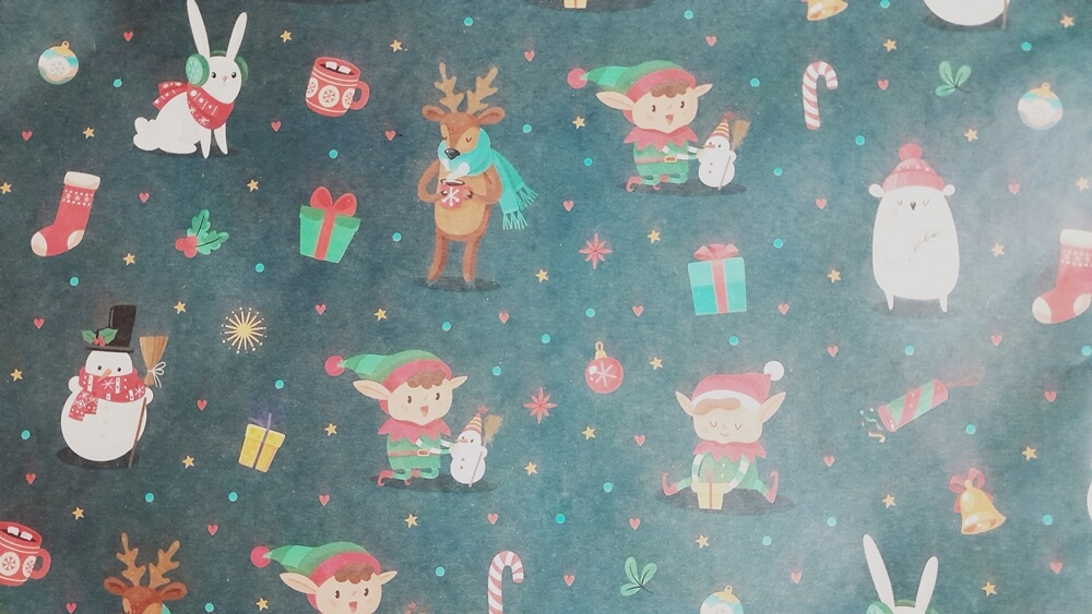 PAPEL AFICHE FSIA NAVIDAD CARPEL VERDE