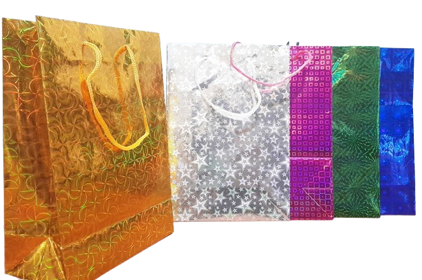 BOLSA C/CORDON HOLOGRAFICA 14X20