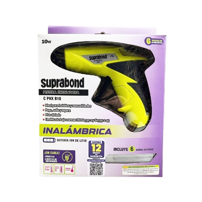 PISTOLA ENCOLADORA SUPRABOND 10W INALAMB