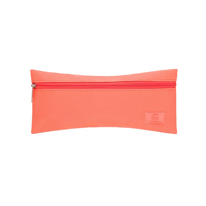 CARTUCHERA 1 CIERRE FILGO PLANA FLUO