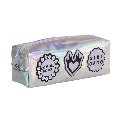 CARTUCHERA 1 CIERRE MOOVING HOLOGRAFICA