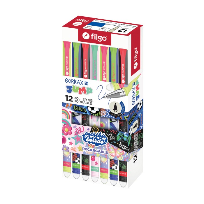 BOLIGRAFO BORRABLE FILGO JUMP X12
