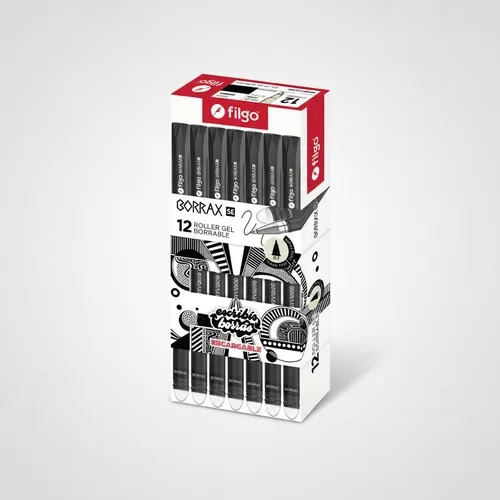 BOLIGRAFO BORRABLE FILGO SE NEGRO X12