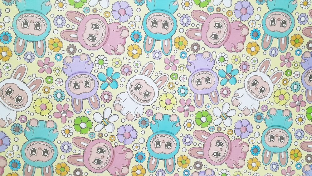 PAPEL AFICHE FSIA PEQUE OBRA LABUBU