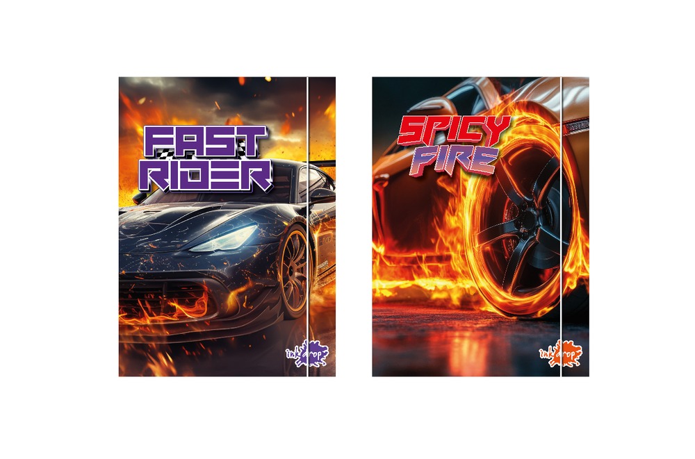 CARPETA 3 SOLAPAS INKDROP AUTOFIRE