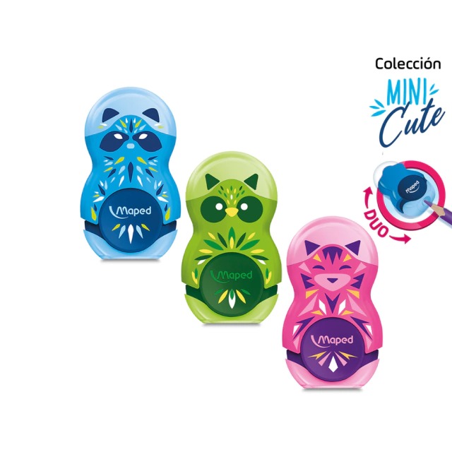 GOMA LAPIZ MAPED DUO +SACAPUNTA CUTE
