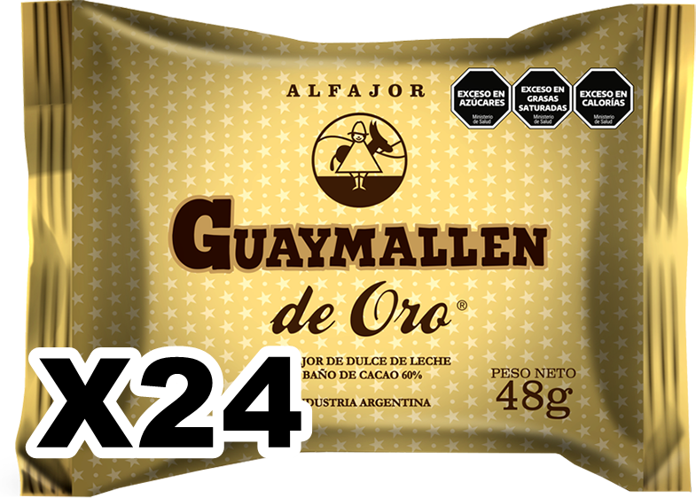 ALFAJORES GUAYMALLEN ORO x24