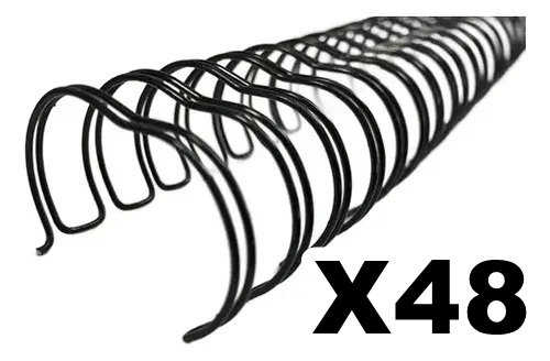 ESPIRALES A4 DOBLE ALAMBRE  2:1 5/8 X48