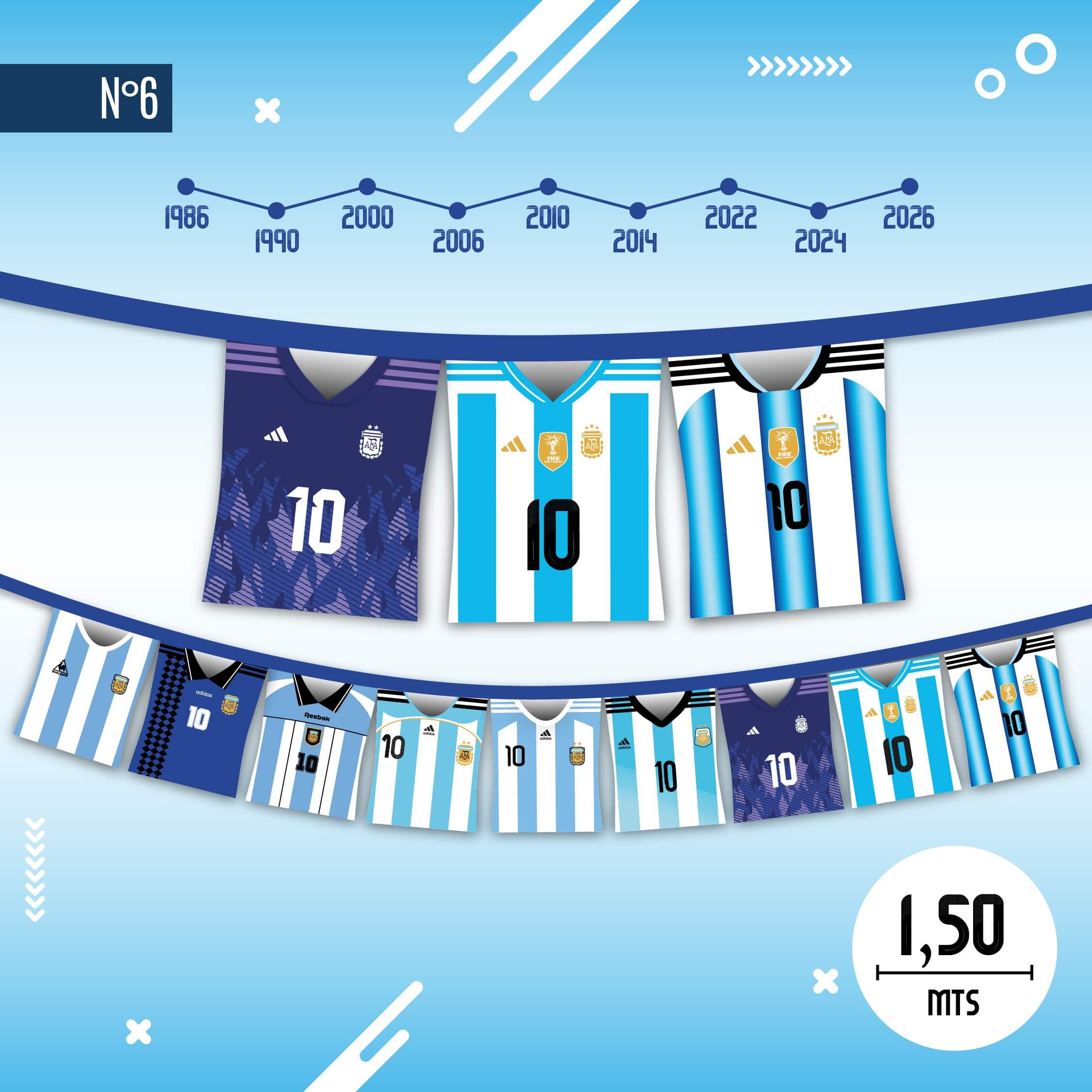 BANDERIN FRICELINA TRIES CAMISETA 10220