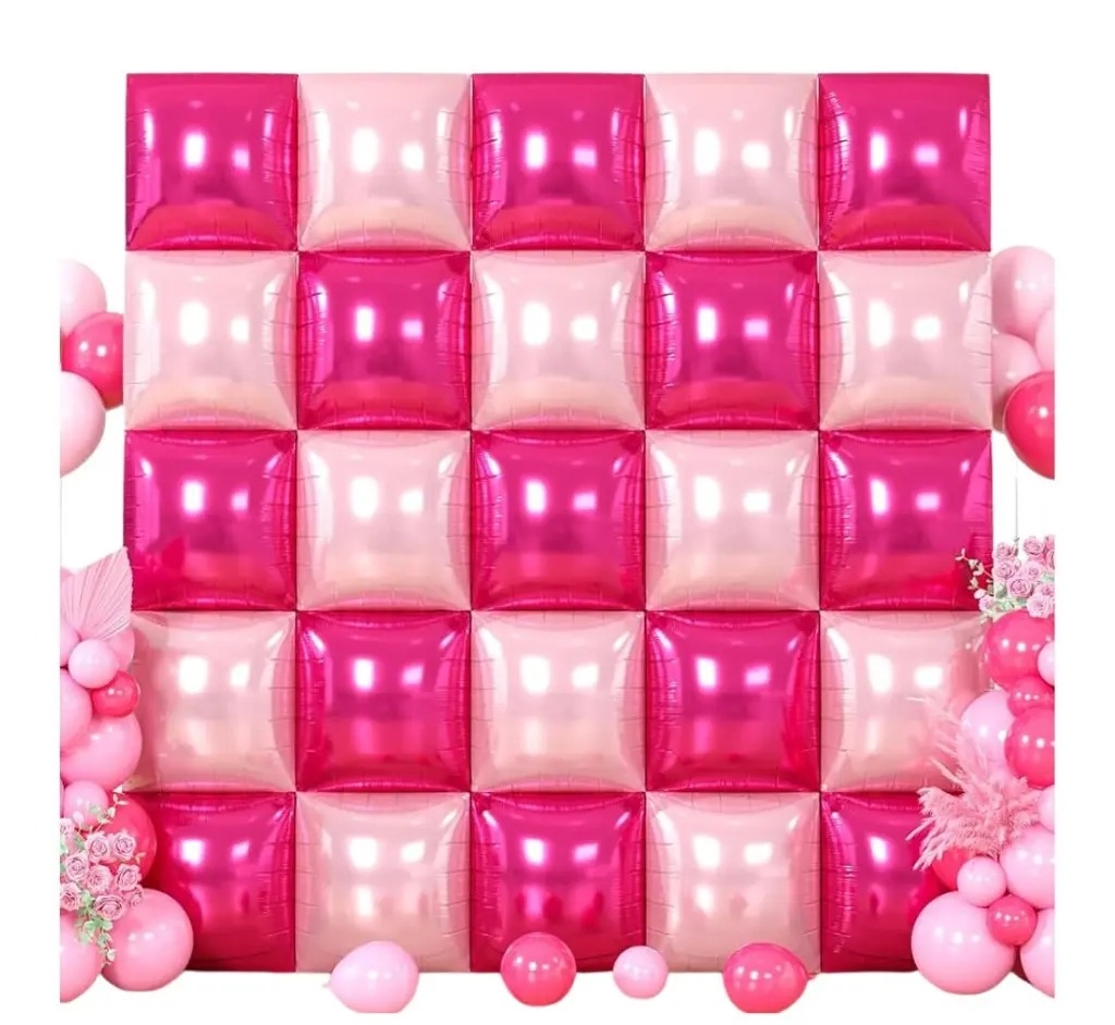 CORTINA MYLAR ROSA/FUCSIA 170x170