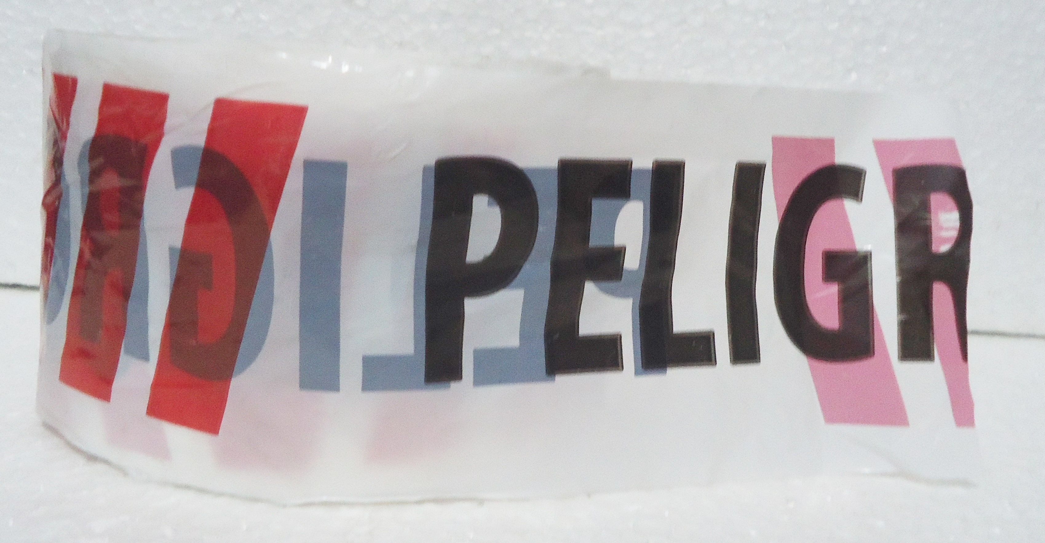 CINTA PELIGRO 100mts x8cm