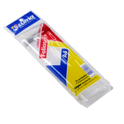FOLIO A4 SUPER POLIETILENOx10u