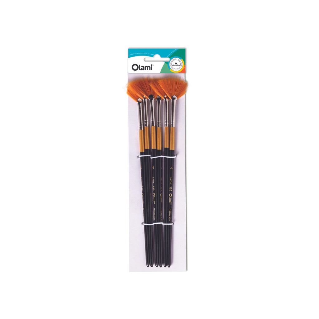 PINCEL ABANICO CABO CORTO Nº2 S.589