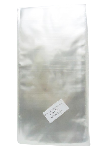 BOLSA POLIPROPILENO 15x30 /15x35 x 100 A